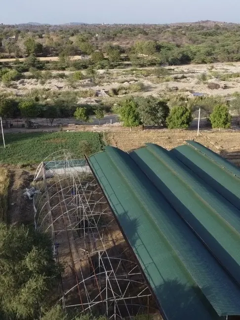 Gaushala shed construction and facility expansion